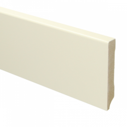 15928 MDF Moderne plint 90x15 voorgelakt RAL 9001