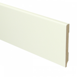 16106 MDF Moderne plint 90x9 wit voorgelakt RAL 9010